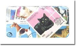 CHIENS & CHATS -  50 DIFFÉRENTS TIMBRES - CHIENS & CHATS