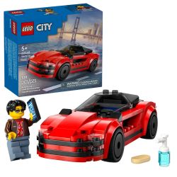 CITY -  LA VOITURE DE SPORT ROUGE (109 PIÈCES) 60448