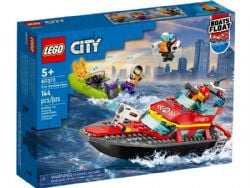 CITY -  LE BATEAU DE SECOURS DE POMPIERS (144 PIÈCES) 60373