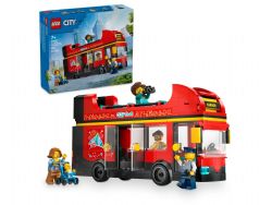 CITY -  LE BUS TOURISTIQUE ROUGE À IMPÉRIALE (384 PIÈCES) 60407