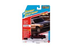 CLASSIC GOLD -  2002 CHEVY SILVERADO - POLY ROUGE CERISE -  JOHNNY LIGHTNING 4