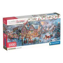 CLEMENTONI -  PANORAMA - ON SE PRÉPARE POUR NOEL (1000 PIÈCES) -  CLASSIC CHRISTMAS COLLECTION