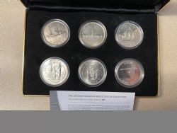 COLLECTION DE PIÈCES D'ÉPOQUE DE UN DOLLAR EN ARGENT : ENSEMBLE DE SIX PIÈCES -  PIÈCES DU CANADA 2012