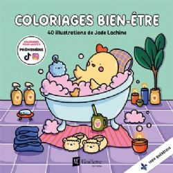 COLORIAGES BIEN-ÊTRE -  40 ILLUSTRATIONS DE JADE LACHINE (V.F.)