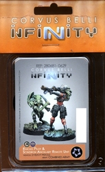 COMBINED ARMY -  RAICHO PILOT & SCINDRON ANCILLARY REMOTE UNIT -  INFINITY MINIATURES