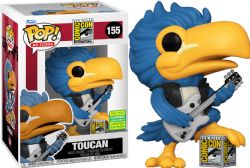 COMIC CON -  FIGURINE POP! EN VINYLE DU TOUCAN MASCOTTE DE SAN DIEGO (ROCKER) (10 CM) 155