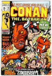 CONAN -  CONAN THE BARBARIAN (1971) - VERY GOOD - 4.5 10