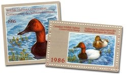 CONSERVATION DES HABITATS FAUNIQUES DU CANADA -  TIMBRE FAUNIQUE DU CANADA 1986 02