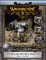 CONVERGENCE OF CYRISS -  CIPHER/INVERTER/MONITOR - HEAVY VECTOR (PLASTIC) -  WARMACHINE