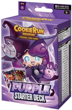 COOKIERUN BRAVERSE -  BRAVE BEGINNING - PURPLE STARTER DECK (ANGLAIS)