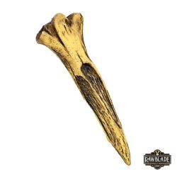 COUTEAUX -  DAGUE TRIBAL EN OS BLANC (15CM)