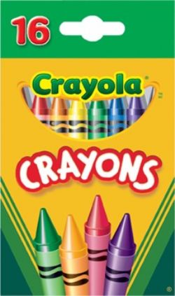 CRAYOLA -  16 CRAYONS EN CIRE DE COULEUR