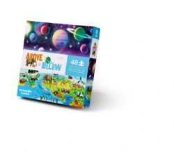 CROCODILE CREEK -  TERRE & ESPACE (48 PIÈCES) -  AU-DESSUS ET EN DESSOUS