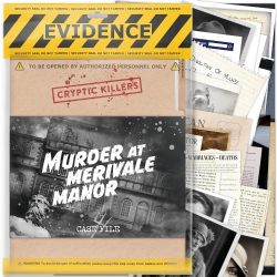 CRYPTIC KILLERS -  MURDER AT MERIVALE MANOR (ANGLAIS)