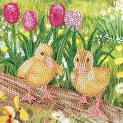 CRYSTAL ART -  Spring Chicks