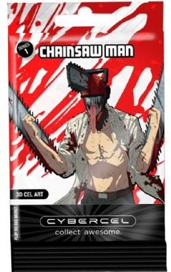 CYBERCEL -  PAQUET DE CARTES À COLLECTIONNER (P3/B20) -  CHAINSAW MAN