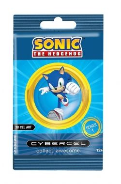 CYBERCEL -  PAQUET DE CARTES À COLLECTIONNER (P3/B20) -  SONIC LE HÉRISSON