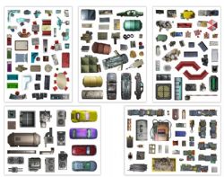 CYBERPUNK -  PACK DE DÉCORS SUPPLÉMENTAIRES