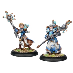 CYGNAR -  ARTIFICER GENERAL NEMO & STORM CHASER ADEPT CAITLIN FINCH -EPIC & SOLO -  WARMACHINE