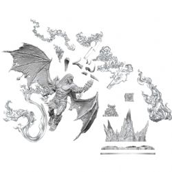 D&D FRAMEWORKS FIGURINE NON-PEINTE -  BALOR -  FIGURINE JDR NON-PEINTES DUNGEONS & DRAGONS