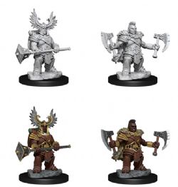 D&D FRAMEWORKS FIGURINE NON-PEINTE -  DWARF BARBARIAN FEMALE -  FIGURINE JDR NON-PEINTES DUNGEONS & DRAGONS