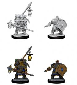 D&D FRAMEWORKS FIGURINE NON-PEINTE -  DWARF FIGHTER MALE -  FIGURINE JDR NON-PEINTES DUNGEONS & DRAGONS