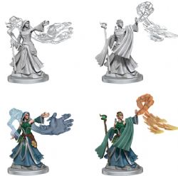 D&D FRAMEWORKS FIGURINE NON-PEINTE -  ELF WIZARD FEMALE -  FIGURINE JDR NON-PEINTES DUNGEONS & DRAGONS