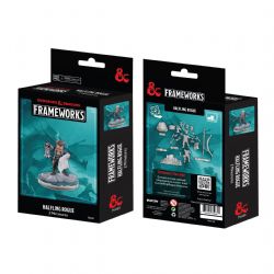 D&D FRAMEWORKS FIGURINE NON-PEINTE -  HALFLING ROGUE MALE -  FIGURINE JDR NON-PEINTES DUNGEONS & DRAGONS