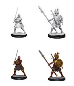 D&D FRAMEWORKS FIGURINE NON-PEINTE -  HUMAN FIGHTER FEMALE -  FIGURINE JDR NON-PEINTES DUNGEONS & DRAGONS