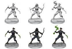 D&D FRAMEWORKS FIGURINE NON-PEINTE -  HUMAN ROGUE FEMALE -  FIGURINE JDR NON-PEINTES DUNGEONS & DRAGONS