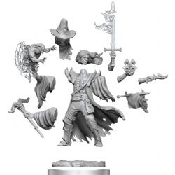 D&D FRAMEWORKS FIGURINE NON-PEINTE -  HUMAN WARLOCK MALE -  FIGURINE JDR NON-PEINTES DUNGEONS & DRAGONS