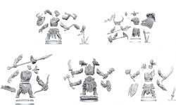D&D FRAMEWORKS FIGURINE NON-PEINTE -  ORCS -  FIGURINE JDR NON-PEINTES DUNGEONS & DRAGONS