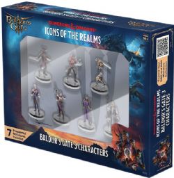 D&D ICONS OF THE REALMS: FIGURINES PRÉ-PEINTES -  BALDUR'S GATE 3 - COFFRET PERSONNAGES -  FIGURINE JDR PRÉPEINTE DUNGEONS & DRAGONS