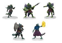 D&D ICONS OF THE REALMS: FIGURINES PRÉ-PEINTES -  SAHUAGIN WARBAND -  FIGURINE JDR PRÉPEINTE DUNGEONS & DRAGONS