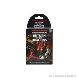 D&D ICONS OF THE REALMS: PAQUET BOOSTER -  RETURN OF THE DRAGONS -  FIGURINES JDR PRÉ-PEINTES DUNGEONS & DRAGONS