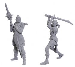 D&D NOLZUR'S MARVELOUS FIGURINE NON-PEINTES -  BALDUR'S GATE 3 - LAE'ZEL & SHADOWHEART -  FIGURINE JDR NON-PEINTES DUNGEONS & DRAGONS