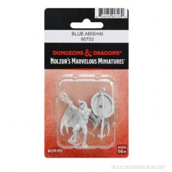 D&D NOLZUR'S MARVELOUS FIGURINE NON-PEINTES -  BLUE ABISHAI -  FIGURINE JDR NON-PEINTES DUNGEONS & DRAGONS