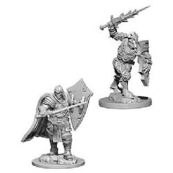 D&D NOLZUR'S MARVELOUS FIGURINE NON-PEINTES -  DEATH KNIGHT ET HELMED HORROR (2) -  FIGURINE JDR NON-PEINTES DUNGEONS & DRAGONS