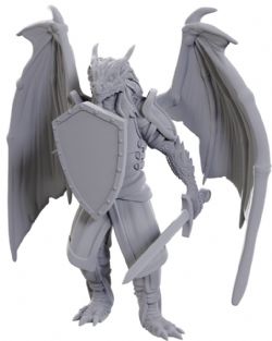 D&D NOLZUR'S MARVELOUS FIGURINE NON-PEINTES -  DRAGONBORN OF BAHAMUT -  FIGURINE JDR NON-PEINTES DUNGEONS & DRAGONS