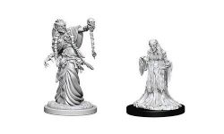 D&D NOLZUR'S MARVELOUS FIGURINE NON-PEINTES -  GREEN HAG ET NIGHT HAG (2) -  FIGURINE JDR NON-PEINTES DUNGEONS & DRAGONS
