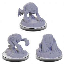 D&D NOLZUR'S MARVELOUS FIGURINE NON-PEINTES -  INTELLECT DEVOURERS (3) -  FIGURINE JDR NON-PEINTES DUNGEONS & DRAGONS