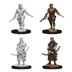 D&D NOLZUR'S MARVELOUS FIGURINE NON-PEINTES -  MALE HUMAN ROGUE (2) -  FIGURINE JDR NON-PEINTES DUNGEONS & DRAGONS