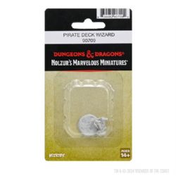 D&D NOLZUR'S MARVELOUS FIGURINE NON-PEINTES -  PIRATE DECK WIZARD -  FIGURINE JDR NON-PEINTES DUNGEONS & DRAGONS