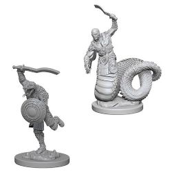 D&D NOLZUR'S MARVELOUS FIGURINE NON-PEINTES -  YUAN-TI MALISONS (2) -  FIGURINE JDR NON-PEINTES DUNGEONS & DRAGONS