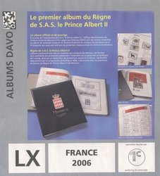 DAVO FRANCE -  SUPPLÉMENT 2006 POUR CARNETS AVEC POCHETTES (1C)