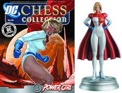 DC CHESS COLLECTION -  POWER GIRL (MAGAZINE ET FIGURINE) 45