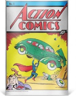 DC COMICS -  ACTION COMICS #1 - FEUILLE D'ARGENT PREMIUM -  PIÈCES DE LA NOUVELLE-ZÉLANDE 2018 05
