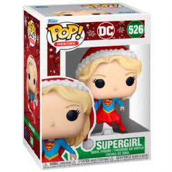 DC COMICS -  FIGURINE POP! EN VINYLE DE SUPERGIRL DES FÊTES (10 CM) -  POP! DES FÊTES 528