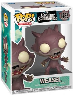 DC -  FIGURINE POP! EN VINYLE DE WEASEL (10 CM) -  CREATURE COMMANDOS 1482