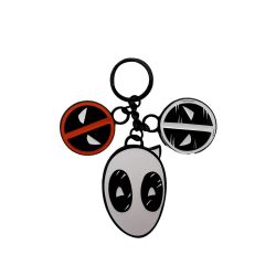 DEADPOOL -  PORTE-CLÉ 3 VISAGES -  MARVEL